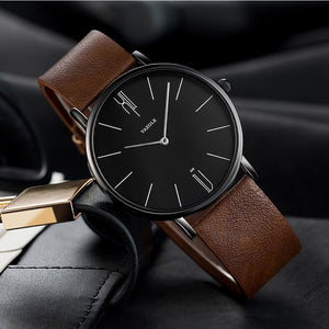 YAZOLE Top Brand Luxury Men Watch Leather Quartz Wristwatches Men's Business Watch Wristwatch Casual Clock Men Relogio Masculino