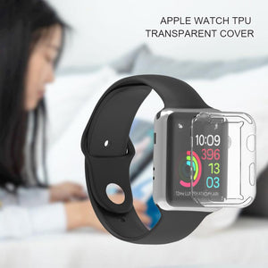Soft Case For Apple Watch/2/3/4 Generation Watch Transparent Iwatch Protection Frame TPU Anti-drop Shell 38/42/40/44mm