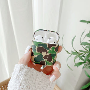 Army Camouflage Earphone Cases For AirPods 1 2 Pro Case Hard PC Cute Camo Headset Charging Box Cover Accessories for Air Pods 3