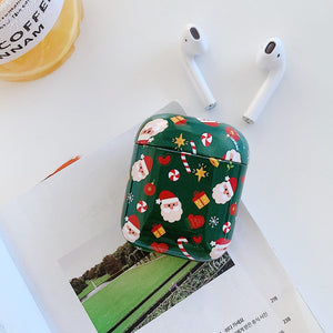 Christmas New Year Case For AirPods 2 Pro Earphone Cases Flowers Hard Headphone Protective Cover for AirPod 1 2 3 Case Xmas Gift