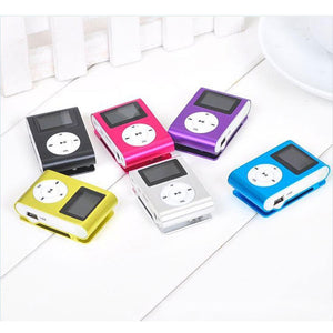 Eaiser   New Mini USB MP3 Player LCD Screen Support 32GB Micro SD TF Card Radio Portable Old Style MP3 Players With Clip