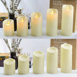 LED Electric Candle Light Flameless Swing Candle Light Home Decoration Christmas Decorations New Year Wedding Party Tea Lights