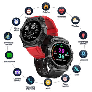 FD68S Smart Watches Men Women Heart Rate Health Monitoring Clock Waterproof Sports Multifunctional Smart Watch Male 1.44 Inch