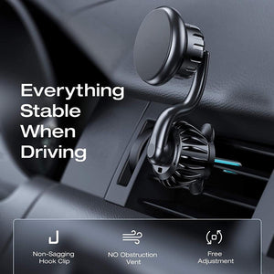 Magnetic Car Phone Holder For iPhone Samsung Magnet Mount 360 Rotation Car Vent Air Phone Holder Stand For Huawei XiaoMi