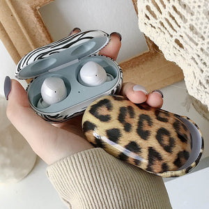 Leopard Print Earphone Case For Samsung Galaxy Buds & Buds+ Cases Cool Hard PC Earphone Protective Cover For Buds Plus Box Case