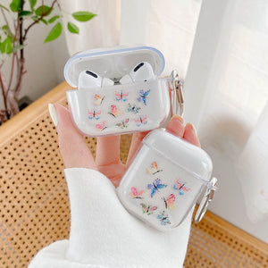 Butterfly Hearts Fundas For AirPods 1 2 Pro Case Earphone Case For Air pods 3 Pro Silicone Funny Simple Headphone Cover capa