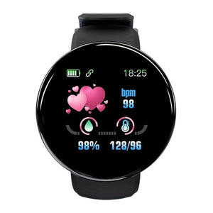 D18 Smart Watch Round Smartwatch Women Watch Waterproof Sport Tracker WhatsApp For Android For Ios Watch