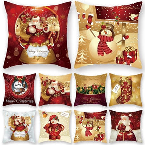 Eaiser Santa Pillowcase Happy New Year  Xmas Gifts  Christmas Decor For Home Merry Christmas Ornament Navidad Natal Xmas Gifts