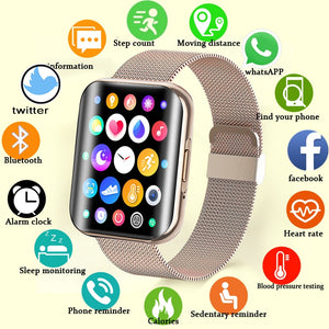 Smart Watch  For Android Ios Bluetooth Calling Heart Rate/Sleep Monitoring Fitness Tracker, 1.72 Inch Full Touch Screen