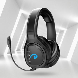 Wireless Bluetooth Headphone with Microphone Wired Cable Deep Bass Gaming Headset for PC PS4 XBOX Laptop
