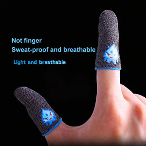 Gaming Finger Sleeve Game Controller Breathable Luminous Gloves Fingertips For PUBG Mobile Games Touch Screen Cots Cover