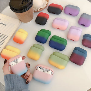 Eaiser  Gradient Color Earphone Case For AirPods Pro 2 1 Cases Cute Hard Contrast Color Protective Cover for AirPod 2 3 Air Pods Case