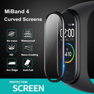 3D Protective Glass for Xiaomi Mi Band 5 Film Protector for Mi Band 4 Smart Watchband 4 Screen Protector Miband 6 Not Glass Film