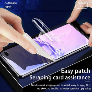 4Pcs Hydrogel Film Screen Protector For Samsung Galaxy S10 S20 S9 S8 S21 S22 Plus Ultra FE Screen Protector For Note 20 8 9 10