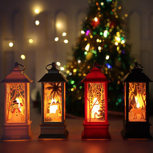 Eaiser  Christmas Lantern Light Merry Christmas Decorations for Home Santa Claus Christmas Ornaments Xmas Gifts Navidad New Year
