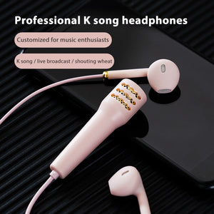 Eaiser 2-In-1 Mini Portable Microphone & Headphone 3.5Mm Jack Microphone Audio Mic With Earphone For Computer Laptop Mobile Phone