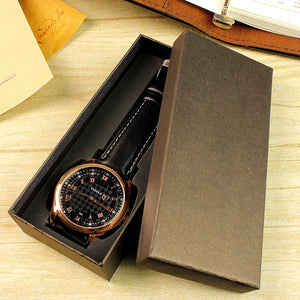 Jewelry Watch Box Organizer Watches Storage Boxes Brown Watch Stand Watch Case Winder Travel Boxes for Clock Leather Watches Box