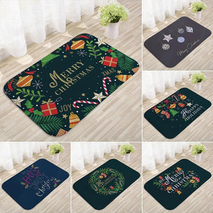 Eaiser Christmas Door Mat Santa Claus Outdoor Carpet Marry Christmas Decorations For Home  Xmas Ornament Gifts New Year