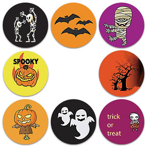 Eaiser 500Pcs Gift Sealing Stickers Halloween Pumpkin Ghost Diary Scrapbooking Stickers Festival Halloween Party Decor Labels Sticker