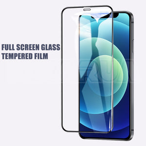 2000D Curved Protective Glass For iphone 6 6S 7 8 Plus SE Screen Protector on iphone X XR XS 11 12 Pro Max Tempered Glass case