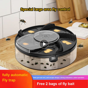 Eaiser   Upgraded USB Flycatcher With Baits Electric Fly Trap USB Insect Pest Catching Safety Insect Pest Flytrap For Kitchen Home Garden
