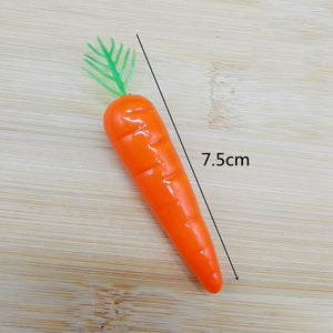 Eaiser 10/20pcs Easter Simulation Carrot Easter Decorations for Home Artificial Carrot Craft Kids Gift Easter Bunny Party Decor Prop