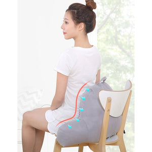 Eaiser Waist Massager Pillow Electric Massage Device Shoulder Back Waist Body Massage For Relaxation Relieve Fatigue,EU Plug