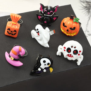 Eaiser Halloween Fun Resin Grim Reaper Ghost Pumpkin Ring Happy Helloween Party Decor Trick Or Treat Party Supplies
