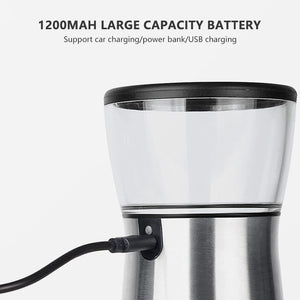 Eaiser     New Electric Coffee Grinder USB Rechargeable Stainless Steel Manual Coffee Mill Machine Bean Grinders Kitchen Accessories