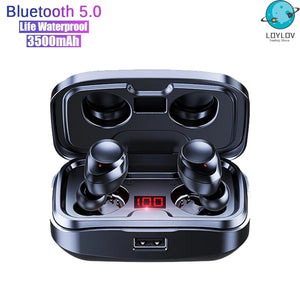 Eaiser  Bluetooth Earphones 3500Mah Charging Box TWS Wireless Headphones Stereo Sports Earbuds Bass Waterproof Touch Control Headset