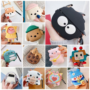 BACK TO COLLEGE    3D Cute Cartoon Anime Earphone Case For Lenovo LP40 Pro LP40S TWS Wireless Headphone Soft Silicone Earbuds Protective Cover Box