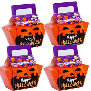 Eaiser Creative Halloween Pumpkin Avatar Carrying Box Cute Candy Box Packaging Box Happy Helloween Party Decor Trick Or Treat Supplies