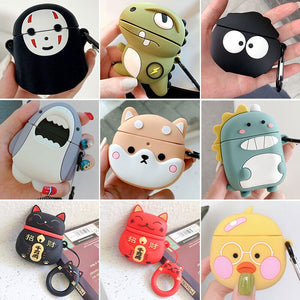 BACK TO COLLEGE   Soft Silicone Headphone Case For Redmi Buds 3 Pro Wireless Earphone Box Airdots 3pro Cute Cartoon Anime Earbuds Protective Cover