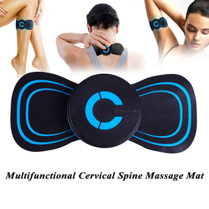 Eaiser Portable Multifunctional Cervical Spine Massage Mat Mini Electric Massager Back And Shoulder Neck Body Massager