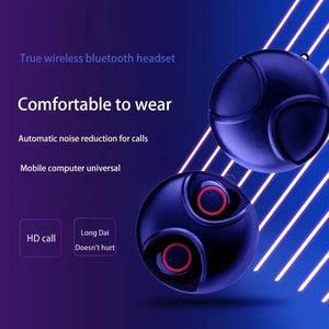 Eaiser   NEW TWS Wireless Headphones Bluetooth-Compatible Earphones 5.0 Mini In-Ear 9D Sports Noise Canceling Headphone For Xiaomi