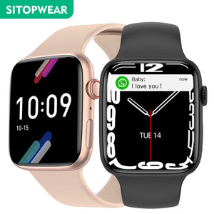 Eaiser Sitopwear Smart Watch  Wireless Charging Smartwatch Bluetooth Calls Watches Men Women Fitness Bracelet Custom Watch Face