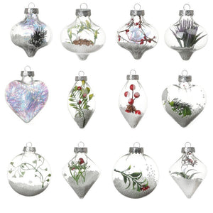 Eaiser Transparent Plastic Ball Christmas Tree Decoration Ornaments Merry Christmas Decorations For Home Navidad  New Year