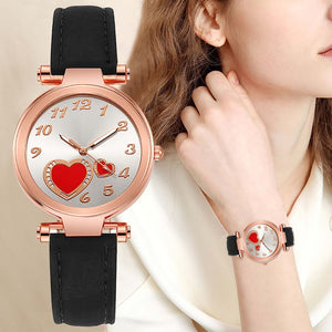 Eaiser Back To School     Women Watch Fashion Bracelet Watches Ladies Leather Band Quartz Wristwatch Women Female Clock Relogio Mujer Montre Femme