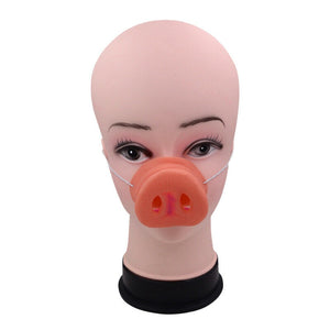 Eaiser   Halloween Funny Accessory Pig Fake Nose Simulation Latex Pig Nose Fancy Costume Party Dress Up Prop Spoof Simulation Props