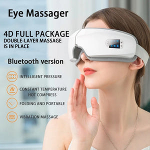 Eaiser 4D Smart Airbag Vibration Eye Care Massager Fatigue Relief Hot Compress Therapy Device Hot Compress Bluetooth Eye Instrument
