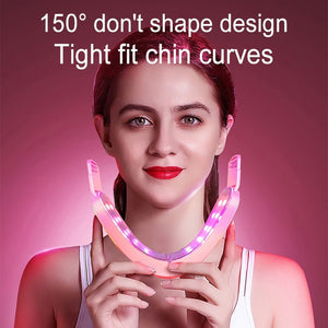 Eaiser Facial Lifting Device LED Photon Therapy Facial Slimming Vibration Massager Double Chin V-Shaped Cheek Lift EMS Face Massager