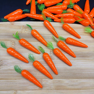 Eaiser 10/20pcs Easter Simulation Carrot Easter Decorations for Home Artificial Carrot Craft Kids Gift Easter Bunny Party Decor Prop