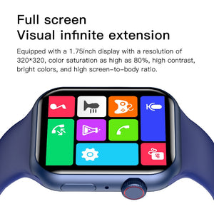 Iwo 13 Pro W58 Smartwatch Men Bluetooth Call Music Play Game Temperature Detect Smart watch Women For Android Ios