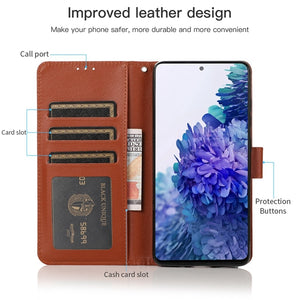Wallet Leather Case For Samsung Galaxy A03S A12 A22 A31 A32 A50 A51 A52 A52S A53 A70 A71 S22 Ultra S21 FE S20 FE S10 Plus S9 S8