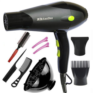 Eaiser 110V 220V Professional Hair Blow Dryer Strong Power Barber Salon Styling Tools Hot Cold Air 5 Speed Hair Electric Blower