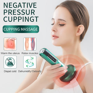 Eaiser Portable EMS Body Cupping Massager Anti Cellulite Beauty Health Heating Scraping Infrared Heat Slimming Massage Therapy For Home