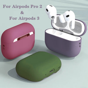Eaiser 1DS Liquid Silicone Case For Apple Airpods Pro 2  Shockproof Earphone Case Cover For Airpods Pro 3 Protective Fundas