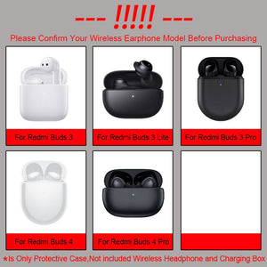 BACK TO COLLEGE     Cute Japanese Anime Headphone Case For Redmi Buds 3 Lite 4 Pro Wireless Earphone Soft Silicone Protective Cover Accessories