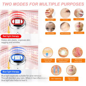 Eaiser Household Hifu Machine Portable RF Facial Ultrasound Care Beauty Instrument Face Massager Firming Skin Care Anti-Wrinkle Tool