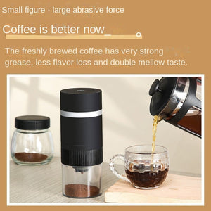 Eaiser    Portable Electric Bean Grinder Home Office Coffee Grinder Automatic Intelligent Wireless Coffee Machine